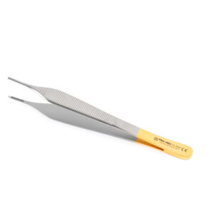 Adson Tissue Forceps (15cm, 1x2 Teeth, with Tungsten Carbide Inserts)